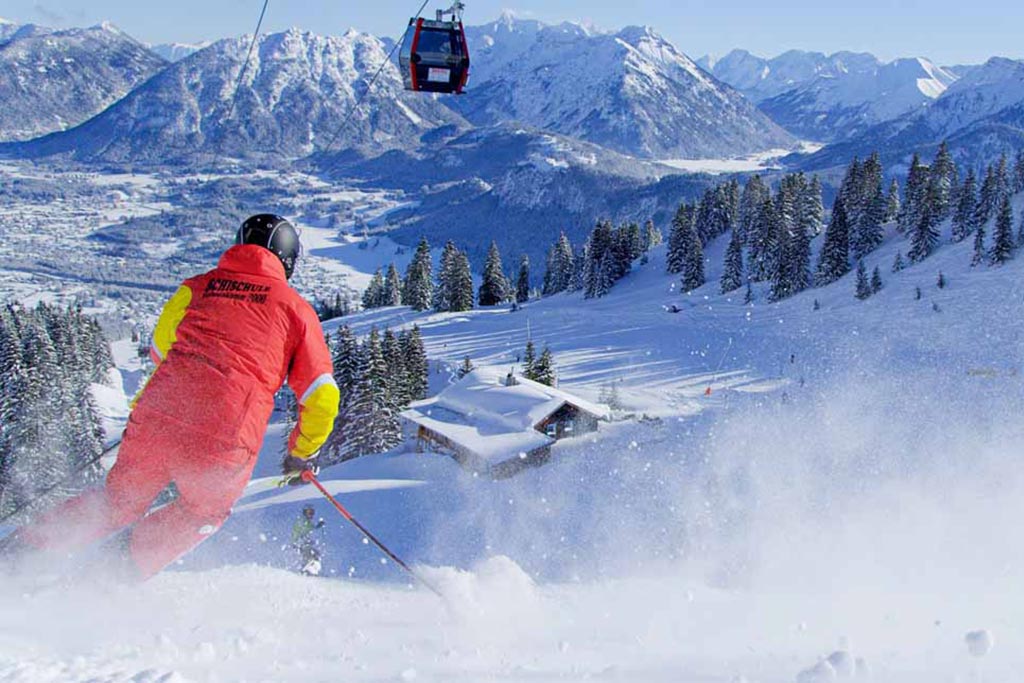 gasthof kreuz willkommen skifahrer winter